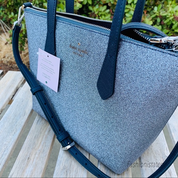 Kate spade Small Joeley Satchel glitter BRAND NEW - Picture 5 of 8